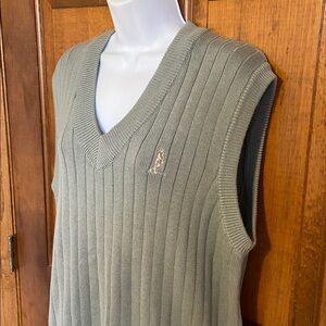 Penguin Sport Golf Knit Sweater Vest Embroidered Chest Logo Size Large